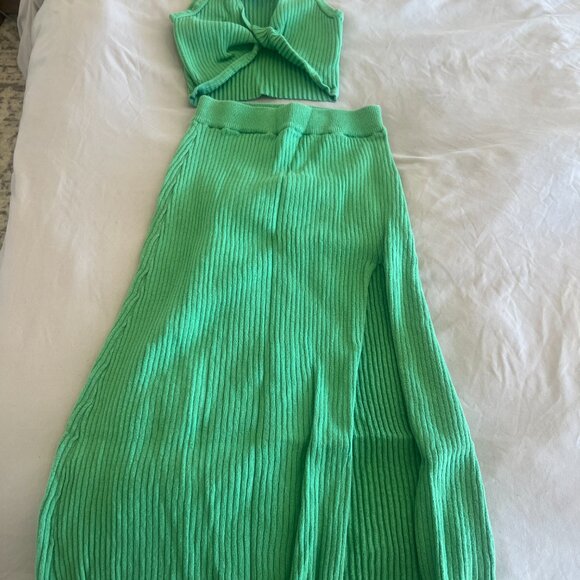 Line & Dot Celia Set | Green | XS - Picture 4 of 4